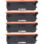 Set of 4 Compatible HP 212X High Yield Laser Toner