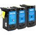 Set of 3 Compatible Canon PG-210XL & CL-211XL High Yield Ink Cartridges